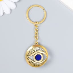 Брелок для ключей на кольце «Глаз от сглаза», металл, 3.3×0.2×3.5 см, МИКС