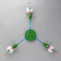 Люстра «Букашки» 3хЕ27 зеленый 58×58×25 см BayerLux