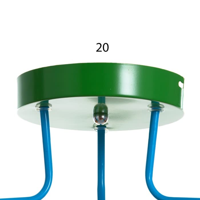 Люстра «Букашки» 3хЕ27 зеленый 58×58×25 см BayerLux