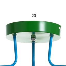 Люстра «Букашки» 3хЕ27 зеленый 58×58×25 см BayerLux