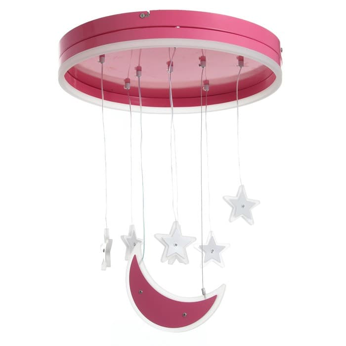 Люстра «Лунный свет» LED 58 Вт розовый 50×50×60 см BayerLux
