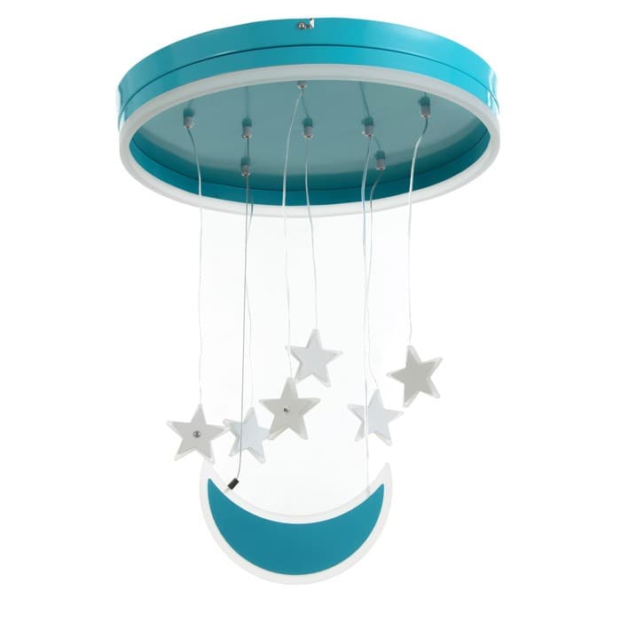 Люстра «Лунный свет» LED 58 Вт синий 50×50×60 см BayerLux