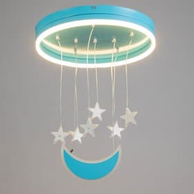 Люстра «Лунный свет» LED 58 Вт синий 50×50×60 см BayerLux