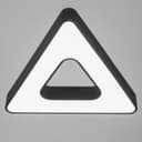 Люстра «Треугольник» LEd=36 Вт 4000К черный 60×46×70 см BayerLux