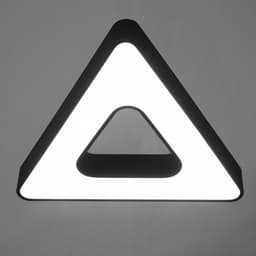 Люстра «Треугольник» LEd=36 Вт 4000К черный 60×46×70 см BayerLux