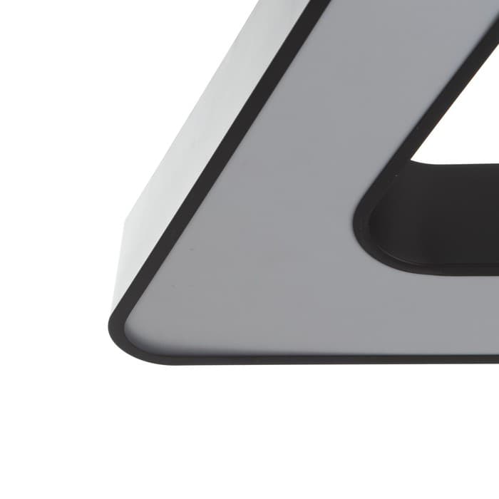 Люстра «Треугольник» LEd=36 Вт 4000К черный 60×46×70 см BayerLux