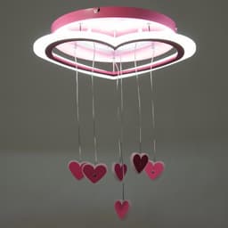 Люстра «Нежность» LED 51 Вт 4000К розовый 50×50×30 см BayerLux