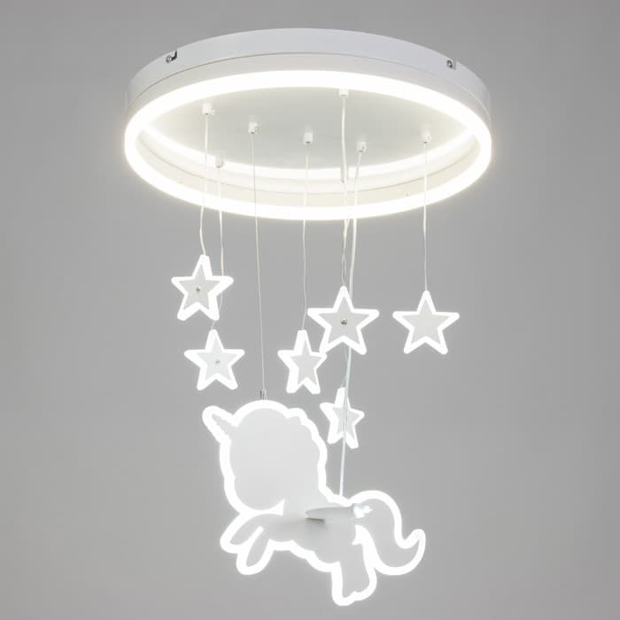Люстра «Единорог» LED58 Вт 4000К белый 50×50×60 см BayerLux