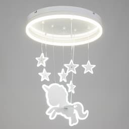 Люстра «Единорог» LED58 Вт 4000К белый 50×50×60 см BayerLux