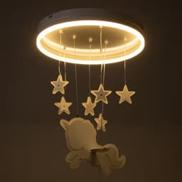 Люстра «Единорог» LED58 Вт 4000К белый 50×50×60 см BayerLux