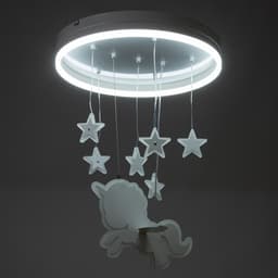 Люстра «Единорог» LED58 Вт 4000К белый 50×50×60 см BayerLux
