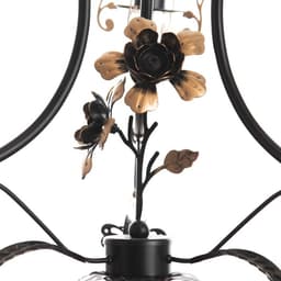 Люстра «Сандра» 5xE14 40 Вт черно-золотой 51×51×52-110 см BayerLux