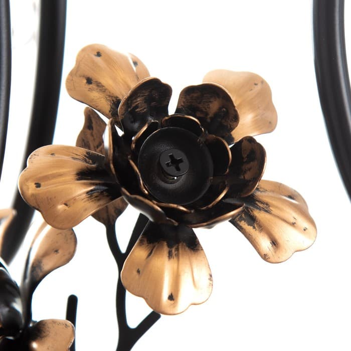 Люстра «Сандра» 5xE14 40 Вт черно-золотой 51×51×52-110 см BayerLux