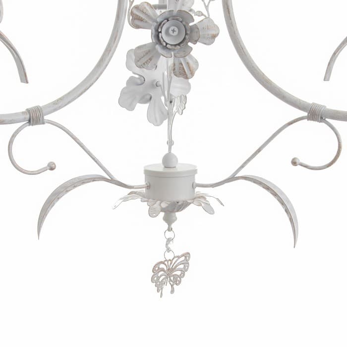 Люстра «Сандра» 3xE14 40 Вт белый с золотой патиной 51×51×52-110 см BayerLux