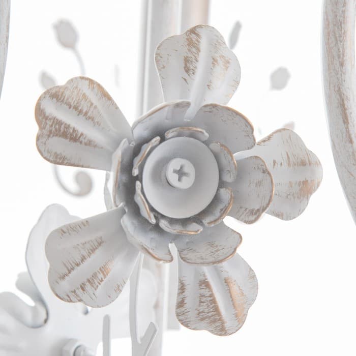 Люстра «Сандра» 3xE14 40 Вт белый с золотой патиной 51×51×52-110 см BayerLux