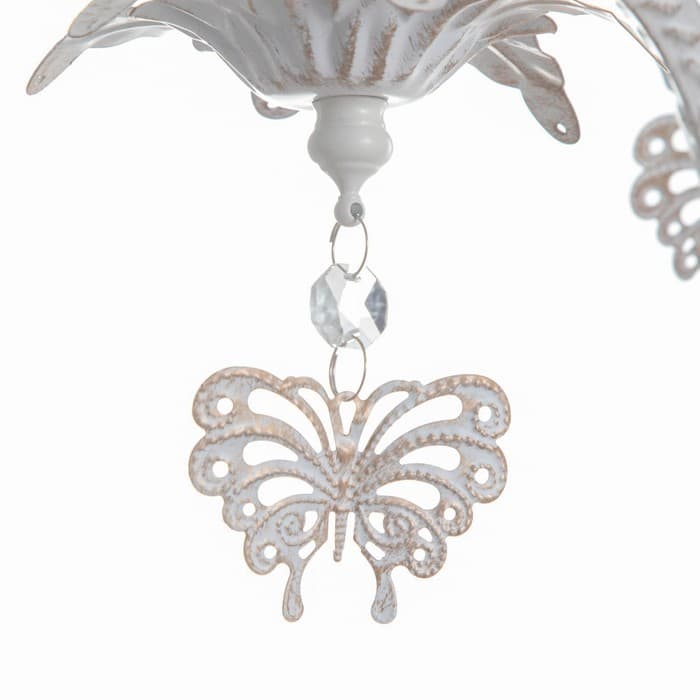 Люстра «Сандра» 3xE14 40 Вт белый с золотой патиной 51×51×52-110 см BayerLux