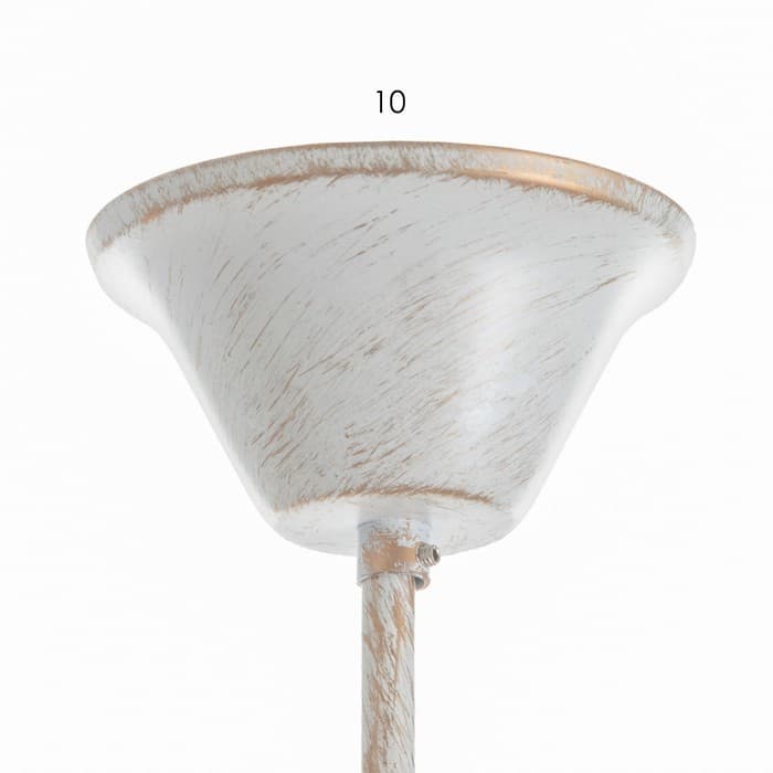 Люстра «Сандра» 3xE14 40 Вт белый с золотой патиной 51×51×52-110 см BayerLux