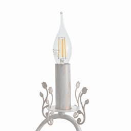 Люстра «Сандра» 3xE14 40 Вт белый с золотой патиной 51×51×52-110 см BayerLux