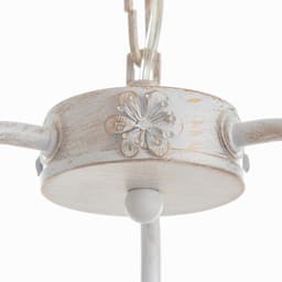 Люстра «Сандра» 3xE14 40 Вт белый с золотой патиной 51×51×52-110 см BayerLux