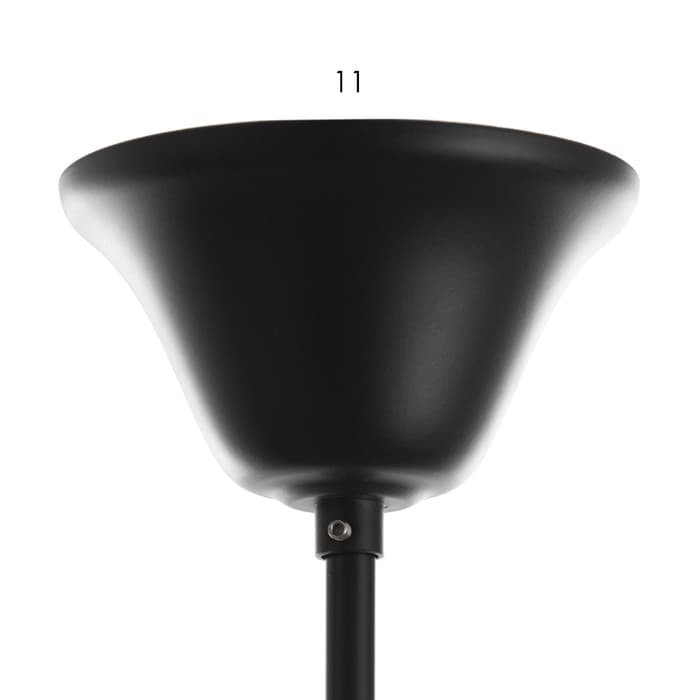 Люстра BayerLux «Беатрис», 3xE14, 40 Вт, черно-золотой, 56.5×56.5×48.5-105 см