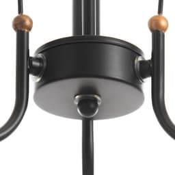 Люстра BayerLux «Беатрис», 3xE14, 40 Вт, черно-золотой, 56.5×56.5×48.5-105 см