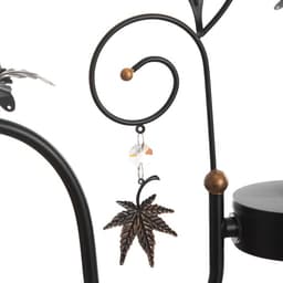 Люстра BayerLux «Беатрис», 3xE14, 40 Вт, черно-золотой, 56.5×56.5×48.5-105 см