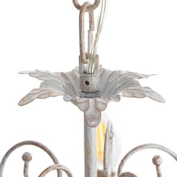 Люстра «Беатрис» 5xE14 40 Вт белый с золотой патиной 56.5×56.5×48.5-105 см BayerLux