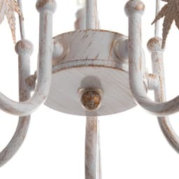 Люстра «Беатрис» 5xE14 40 Вт белый с золотой патиной 56.5×56.5×48.5-105 см BayerLux