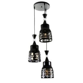 Светильник BayerLux «Ковальце» 3хЕ27 40 Вт черный 33×33×35-120 см