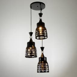 Светильник BayerLux «Ковальце» 3хЕ27 40 Вт черный 33×33×35-120 см