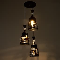 Светильник BayerLux «Ковальце» 3хЕ27 40 Вт черный 33×33×35-120 см