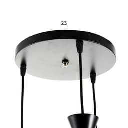 Светильник BayerLux «Ковальце» 3хЕ27 40 Вт черный 33×33×35-120 см