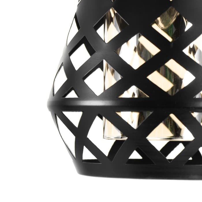 Светильник BayerLux «Ковальце» 3хЕ27 40 Вт черный 33×33×35-120 см