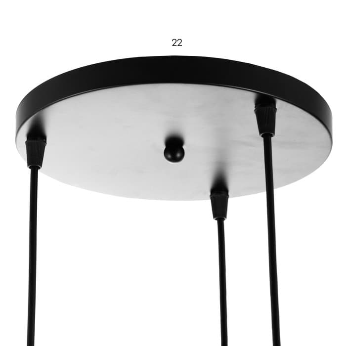 Светильник BayerLux «Ковальце» 3хЕ27 40 Вт черный 33×33×35-120 см