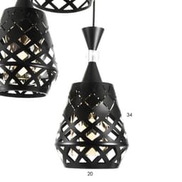 Светильник BayerLux «Ковальце» 3хЕ27 40 Вт черный 33×33×35-120 см