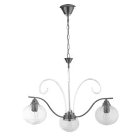 Люстра «Харми» 3хE27 40 Вт серебро 58×58×41 см BayerLux