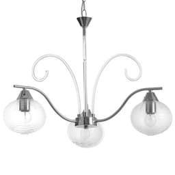 Люстра «Харми» 3хE27 40 Вт серебро 58×58×41 см BayerLux