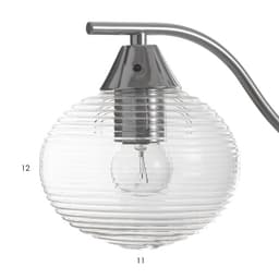 Люстра «Харми» 3хE27 40 Вт серебро 58×58×41 см BayerLux