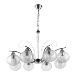 Люстра «Харми» 8xE27 40 Вт серебро 62×62×41 см BayerLux