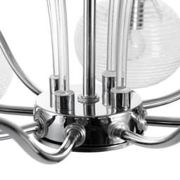 Люстра «Харми» 8xE27 40 Вт серебро 62×62×41 см BayerLux