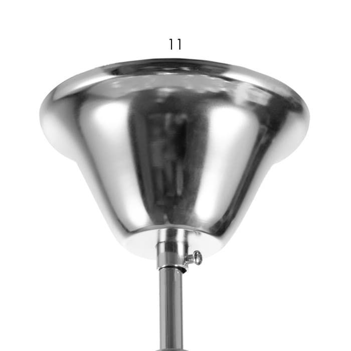 Люстра «Харми» 8xE27 40 Вт серебро 62×62×41 см BayerLux