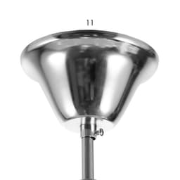 Люстра «Харми» 8xE27 40 Вт серебро 62×62×41 см BayerLux