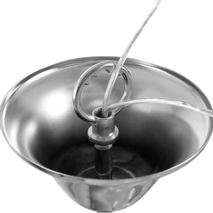 Люстра «Харми» 8xE27 40 Вт серебро 62×62×41 см BayerLux