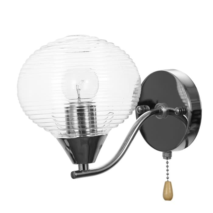 Бра «Харми» E27 40 Вт серебро 13×27×21 см