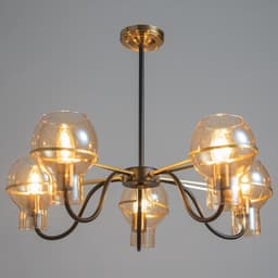 Люстра «Кэган» 5хE27 40 Вт черный 68×68×46.5 см BayerLux