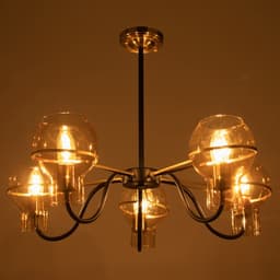 Люстра «Кэган» 5хE27 40 Вт черный 68×68×46.5 см BayerLux