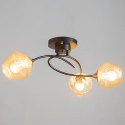 Люстра «Изота» 3хE27 40 Вт черный 38×38×28 см BayerLux