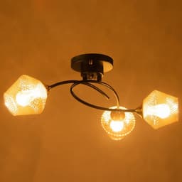 Люстра «Изота» 3хE27 40 Вт черный 38×38×28 см BayerLux