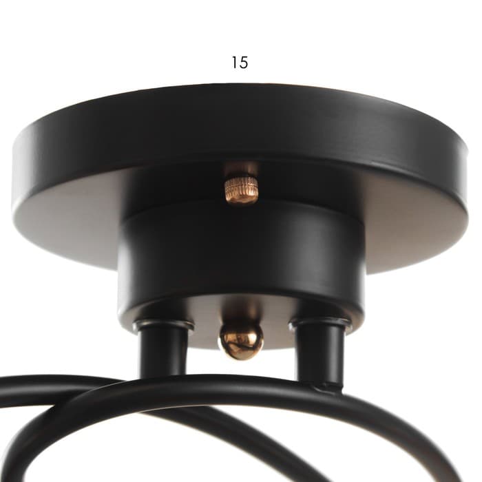 Люстра «Изота» 3хE27 40 Вт черный 38×38×28 см BayerLux