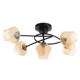 Люстра «Изота» 5хE27 40 Вт черный 75×34×30 см BayerLux